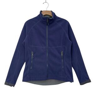 Rei Fleece Jacket Womens Small Purple Full Zip Lightweight Travel Outdoor Hiking